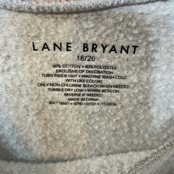 LANE BRYANT UGC Women’s Size 18/20 VERY MERRY MAMA Gray Coordinating Sweatshirt - Picture 4 of 10